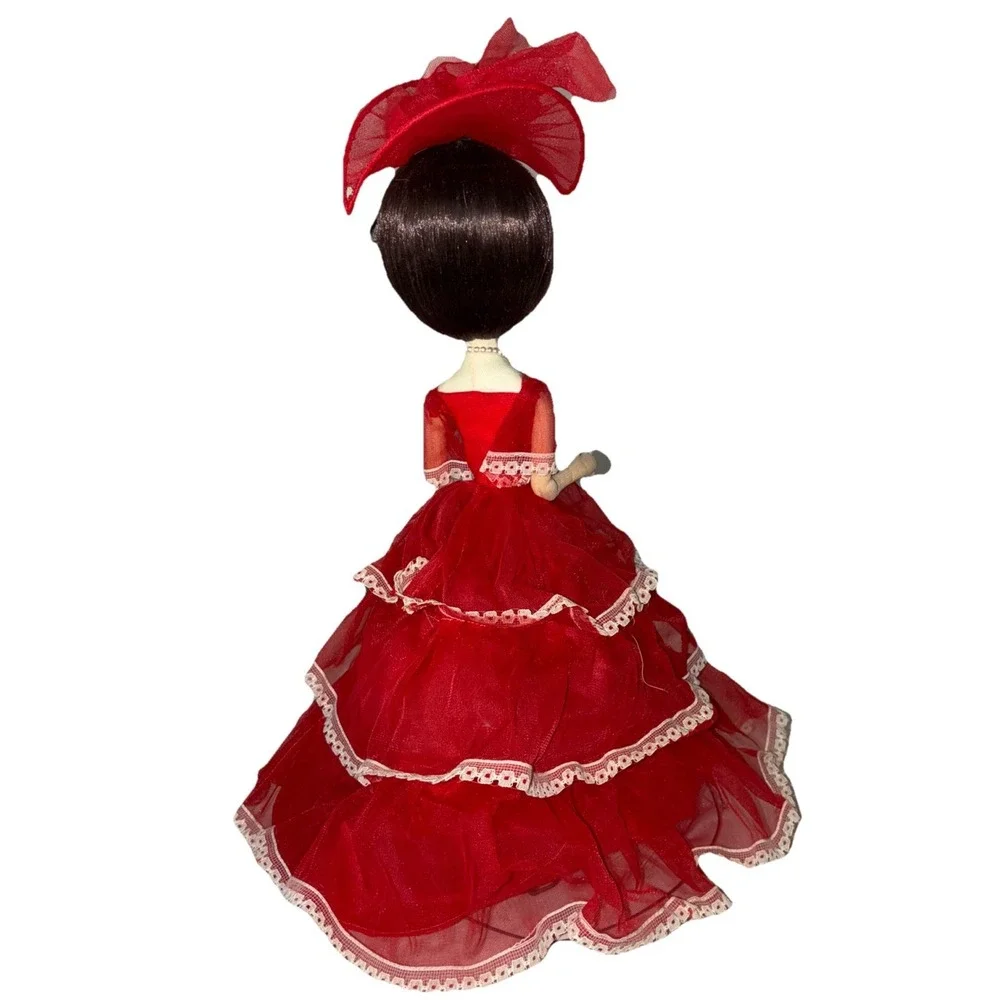 Vintage‎ Big Eye Doll 1970's Southern Belle Red 11